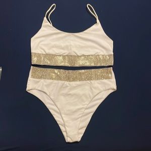 White Bling Bikini